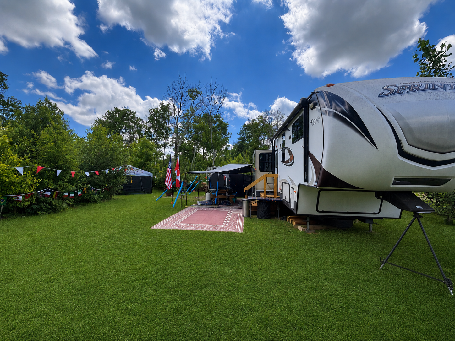 1 year seasonal campsite on Lake Diefenbaker in Saskatchewan Canada. 